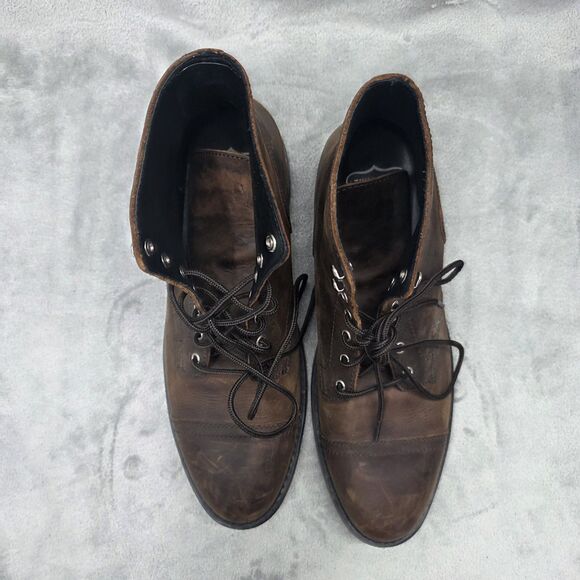 Thursday Boot Co. Captain Burnt Copper Leather Lace-Up Boots Men\'s Size 12 Wide main image 10